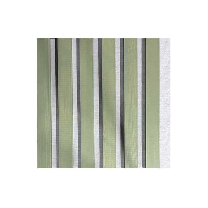 Panel de pared de madera natural 2700 x 300mm (Tono oliva-Gris)